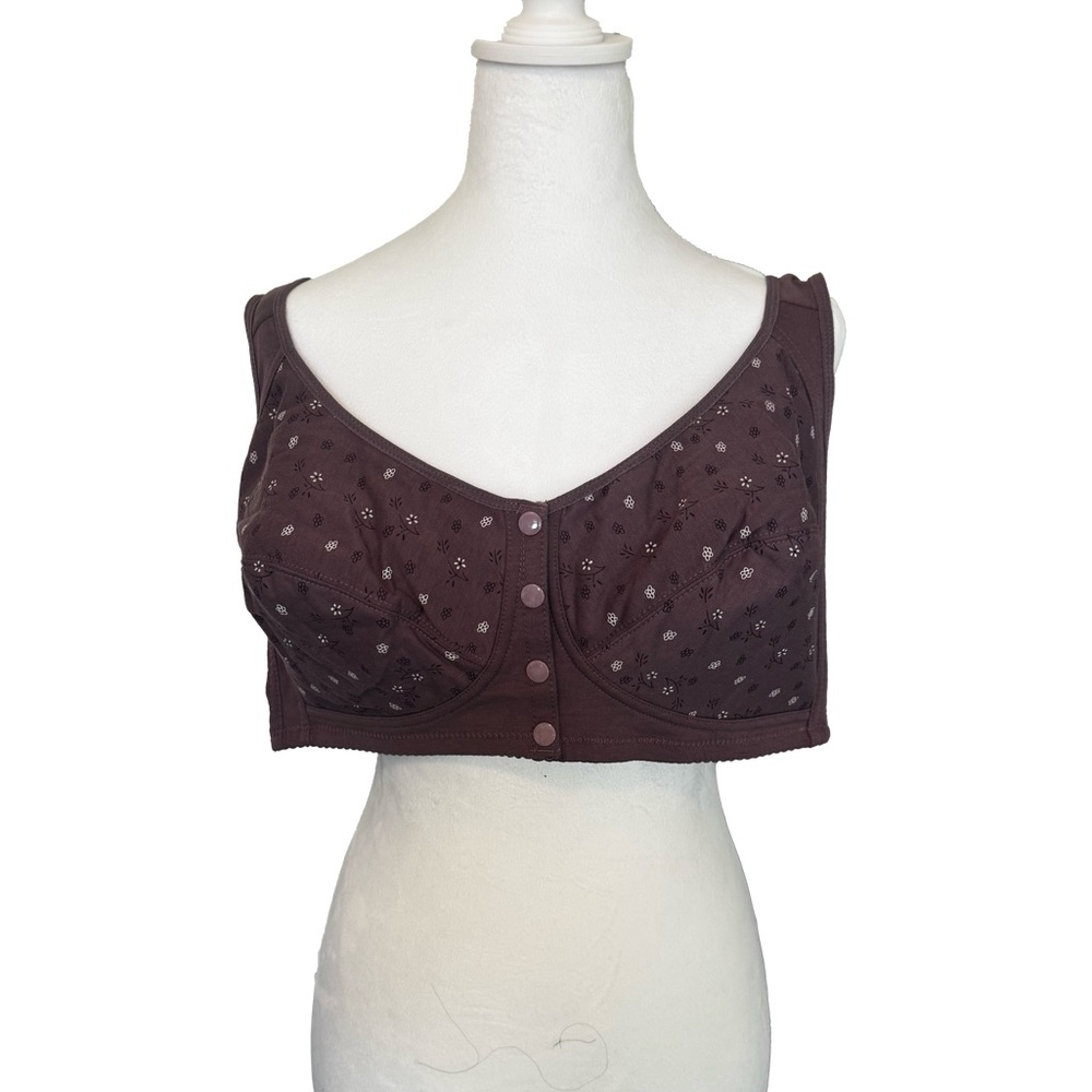 Purple Floral Bralette